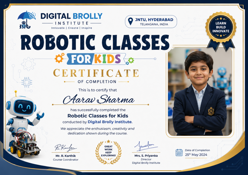 robotic clases for kids in hyderabad